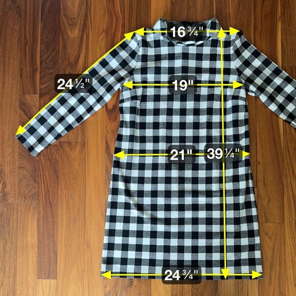 Talbots Black and White Checkered Dress - Picture 9 of 9